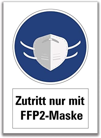 Zutritt nur mit FFP 2 Maske Seniorenwohnanlage Alter Bergmann und Am Bismarckturm